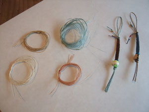 からむしの糸−アミュレットを編む