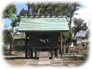 ニッケ鎮守の杜　おりひめ神社 夏のお社の写真